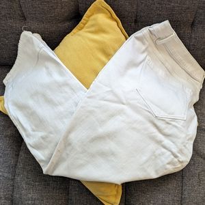 White Cropped JJill Jeans